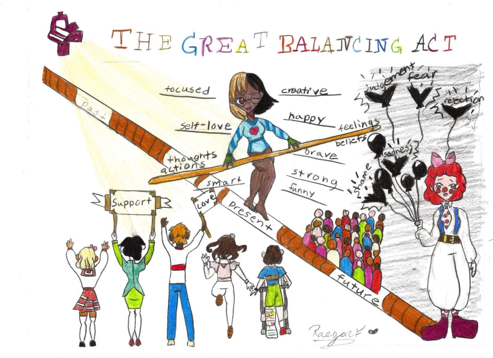 The Great Balancing Act  Texas Mental Health Creative Arts Contest