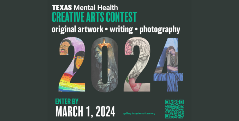 View The 2024 Texas Mental Health Creative Arts Contest Press Release   2024 Graphic Press Release 4  806x408 